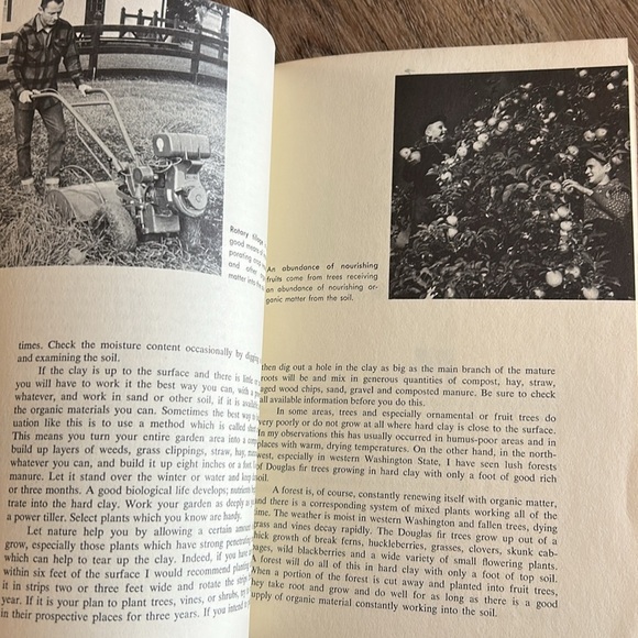 Vintage 70s Western Organic Gardening Book Guide Vegetable Growing 1972 - Picture 8 of 15